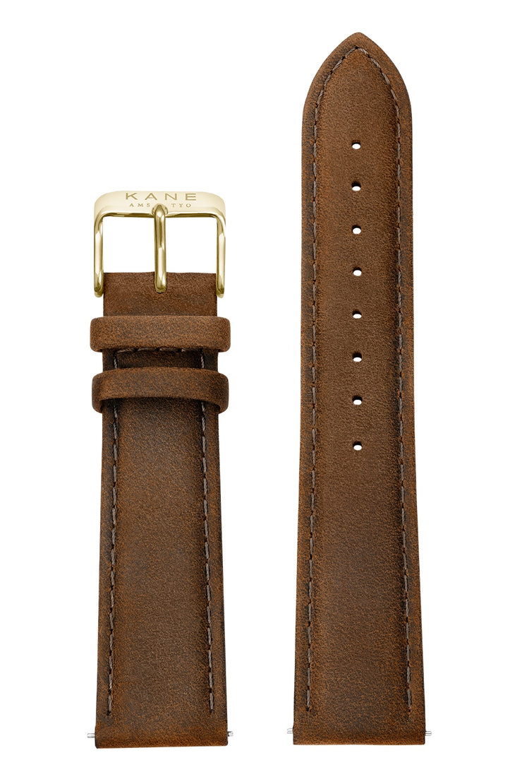 Original Club Replacement Top Handle and Leather Short Strap in Brown